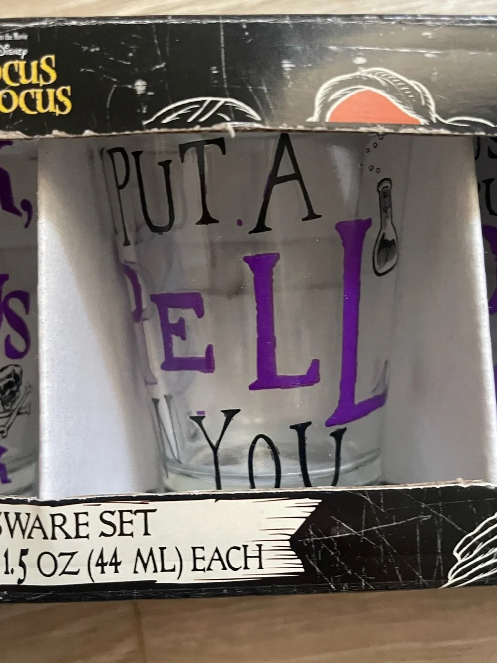 Disney Hocus Pocus Glassware Set (4)
